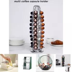 멀티 회전 캡슐커피홀더 40구 캡슐커피 거치대 보관 홀더