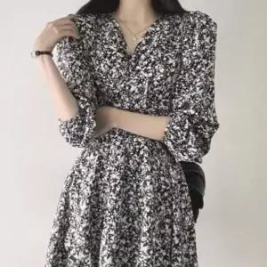 여름원피스 여성 데이트룩 로맨틱 플레어 플라워 미니 랩 원피스