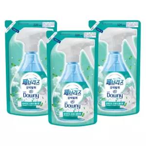 페브리즈 실내건조 페브리즈섬유탈취제 프레시클린향 320ml 3개