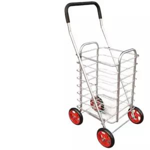 핸드 카트 접이식 알루미늄 캐리어 바퀴 장바구니 쇼핑카트 이동식