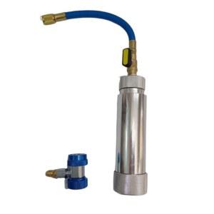 에어컨 주입기 컴프레셔 냉동오일 냉동 형광물질 오일 누출 급유