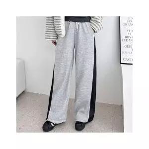케이쇼핑 여자기모바지 여자 겨울 데님라인 와이드 스트링 팬츠 1P 조거팬츠