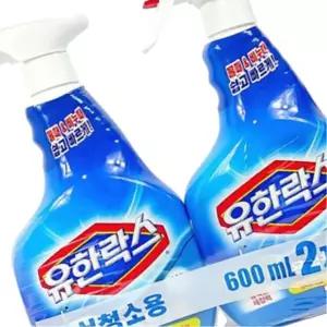 욕실 곰팡이 제거제 유한락스 600ml 2개 화장실 청소 락스