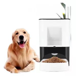 대형견 자동 급식기 강아지 타이머 고양이 시골 견사 머 반려 케이지 이동장