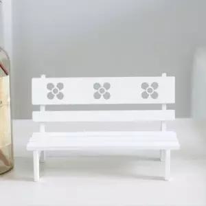 우드 벤치 의자 미니어처 나무 인형가구 디자인 앤틱