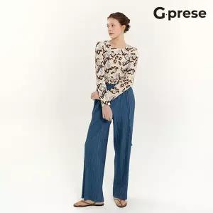 [G.prese] 지프레세 26SS 플리츠 데님 팬츠