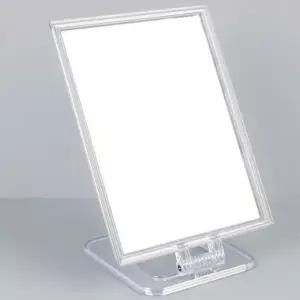 화장 탁상 사각 스탠드 손잡이 거울 작은 대형 랜덤1p (KYR-WC6D69E)_