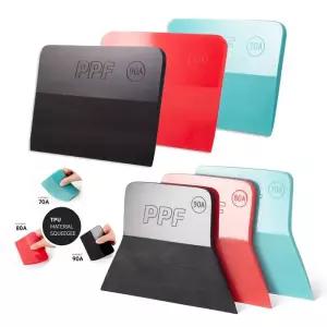 본넷랩핑 FOSHIO 4인치 TPU 고무 스퀴지 탄소 섬유 랩 비닐 PPF 차량용 필름 커버 데칼 페인트 유리 청소