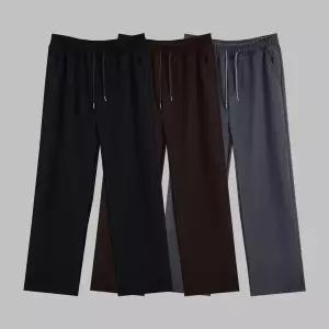 디고크 남자 스웨이드 와이드 팬츠 SD231101M 츄리닝 면 여성 일자바지