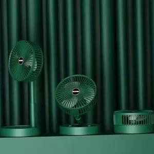 선풍기 휴대용 충전식 저소음 탁상용 무선 선풍기 usb 스탠드 캠핑 탈부착 접이식 휴대폰 야외용 세척 조절