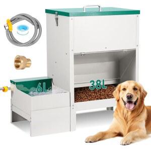 PKNYBZH 38L 자동 강아지 급식기 대형 급수기 대형견용 품종
