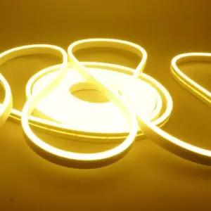 네온플렉스 LED바 조명 면발광 전압 웜화이트 5M 롤 가정용 헨들