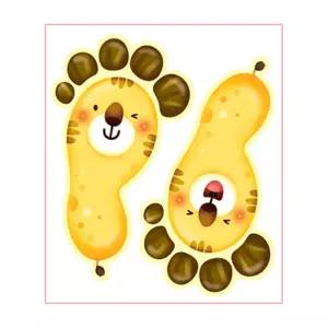 발바닥(5쌍) 동물1사자 /화장실/욕실/미끄럼/방지/스티커/목욕탕/논슬립/발/모양/바닥/계단/차례/지키/화장