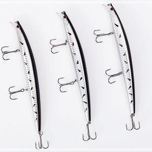 [2개구성] 롱샷 3p세트 빅베이트 가짜 바다 플로팅 미노우 루어 삼치 농어 낚시 방어 미끼 KWD2FD92