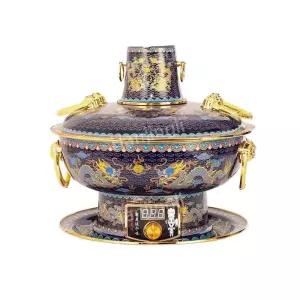 냄비 구리 샤브샤브 전기 원앙 양용 가정용 핫플레이트 가열