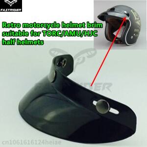 레트로 바이크 오토바이 헬멧 브림, TORC/AMU/HJC에 , 하프 비행 액세서리