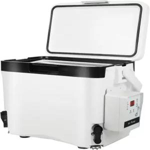 충전식 에어레이터 펌프 마그네틱 연결 높이 조절 가능한 16.9Qt 낚시 미끼 버킷을 갖춘 하오궈 라이브