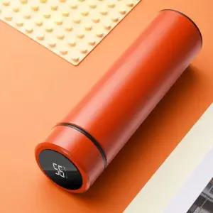 스마트 LED 온도표시 보온병 진공스텐 티텀블러 500ml