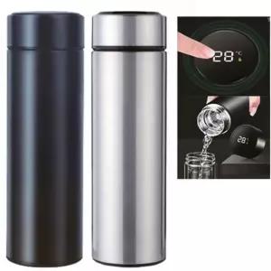 텀블러 500ml 스마트 온도 표시 블랙 LED 보온 보냉병