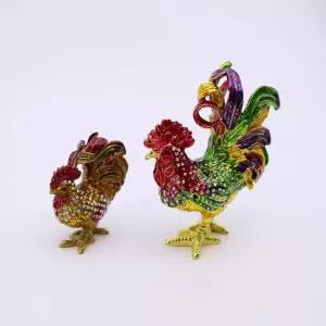 (3몰) 수탉 미니닭 보석함 장식품 인테리어소품 대 소보 어처 개업선물 집들이선물