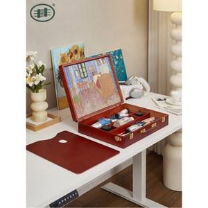 미니 미술도구 정리함 수납 휴대용 이젤 화구박스 상자 스케치 가방