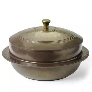 코코스오브제 인덕션겸용 통주물 황금가마솥 황금색 24cm