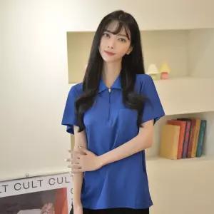 교복몰 쿨론원단 베이직 지퍼 카라티셔츠 10컬러