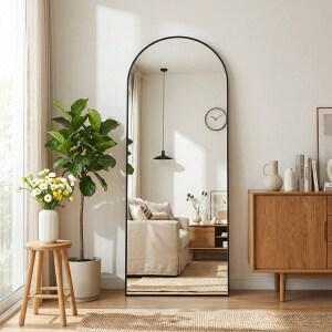 안토크 아치형 스탠드전신거울 벽걸이거울 1600*530mm