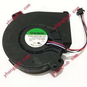 SUNON 서버 냉각 선풍기, PSB1297PYB1-AY (2).B4496.R.GN, DC 12V, 22.20W, 97X97X33mm