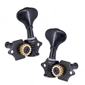 오픈 스몰 피쉬테일 핸들 포크 기타 튜너