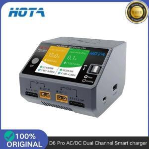 HOTA D6 Pro AC 200W DC 650W 듀얼 채널 충전기 1-6S Lipo LiHV NiMH 배터리용 무선 기능 포함