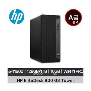 HP EliteDesk 800 G8 Tower i5-11500 16GB 128GB SSD/1TB HDD GT730 Win11P 기업렌탈제품 데스크탑