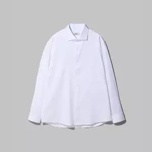 [롯데백화점]에스티코 고밀도 텐셀 트윌 와이드칼라 화이트 셔츠(클래식핏)SDSXZ65