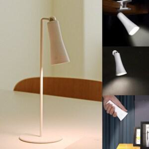 사는잼 LED 멀티라이트 스탠드 집게 북라이트 독서등 휴대용 공부등 무드등 밝기조절 가능