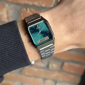 CASIO 카시오 AQ-230EGG-3A 빈티지 레트로 스퀘어 손목시계