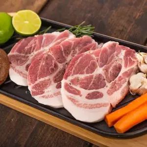 제주 흑 돼지 목살 500g 3cm 미박목살 미목살 제주도 흑 돼지 고기 목살 제주 목살 수