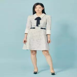 [국내백화점] JJ지고트 리본장식 트위드 원피스 GP4A0OP341 [인기상품] 선물추천