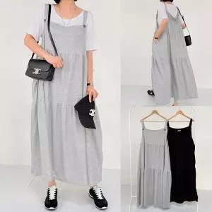 위쉬몰 RA 멜빵캉캉주머니원피스(X372H603) 빅사이즈