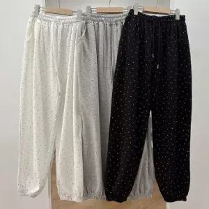 빅사이즈바지 X365L603 트렌디땡땡이조거팬츠 GB