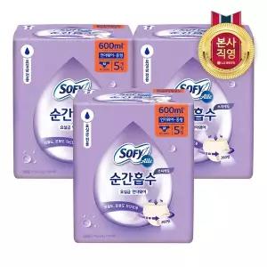 소피 쏘피에일 순간흡수 요실금 언더웨어 중형 5P 3팩