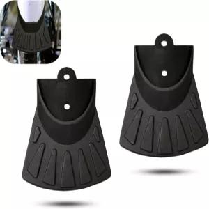 Selxran 2 PCS 자전거 머드 펜더 유니버설 머드가드 세트 산악 플랩 사이클링 타이어 피쉬 테일 커버 MTB