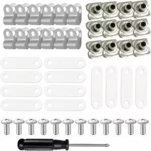 포춘미 축구 헬멧 수리 키트 하키 하드웨어 유니버설 야구 소프트볼 페이스 마스크용 R자형 바이저