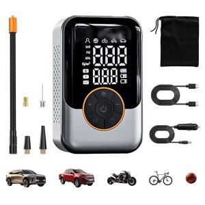 리부스트패스트 무선 휴대용 타이어 디지털 게이지로 고속 인플레이터 압력 자동차 오토바이