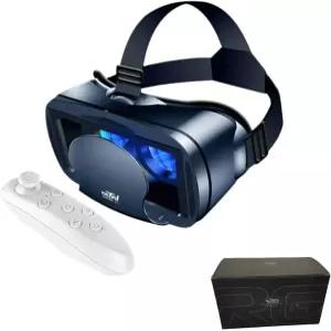 또는 Android 호환 5-7인치 컨트롤러가 있는 3D VR 헤드셋 가상 현실 안경 모바일 게임 및 영화용