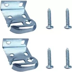 나사 커튼 막대 홀더 아연이 있는 Kowibcl 2pcs 롤러 창문 그늘막 내부 및 외부 마운트 브래킷