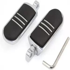 uxcell 1쌍 10.3mm 알루미늄 합금 모터사이클 리어셋 후방 세트 풋레스트 풋페그 페그 자전거 사이클링