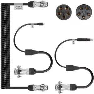 트럭 카라반 모터 홈 백업 카메라 모니터 시스템을 위한 1채널 4핀 AV 커넥터 분리 키트가 있는 DALUX 헤비