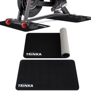 카펫 원목 바닥용 2PCS 바이크 스핀 방지 매트 미끄럼 트레이너용 운동용 고정식 자전거