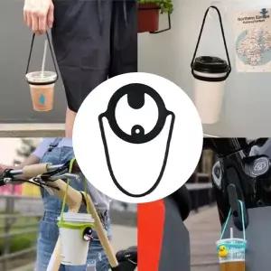 동남아 대만 여행 백 드링크 커피 텀블러 컵 홀더 가방 실리콘 물병