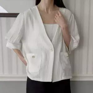 아이우먼 썸머노카라브이린넨자켓 GOU258M504 빅사이즈 (33105181A)